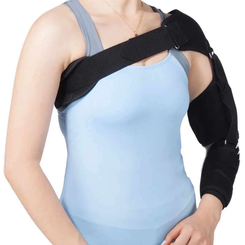 Adjustable Left/Right Shoulder Support Shoulder Brace Support Correct Belt for Stroke Hemiplegia Subluxation Recovery Back Pain