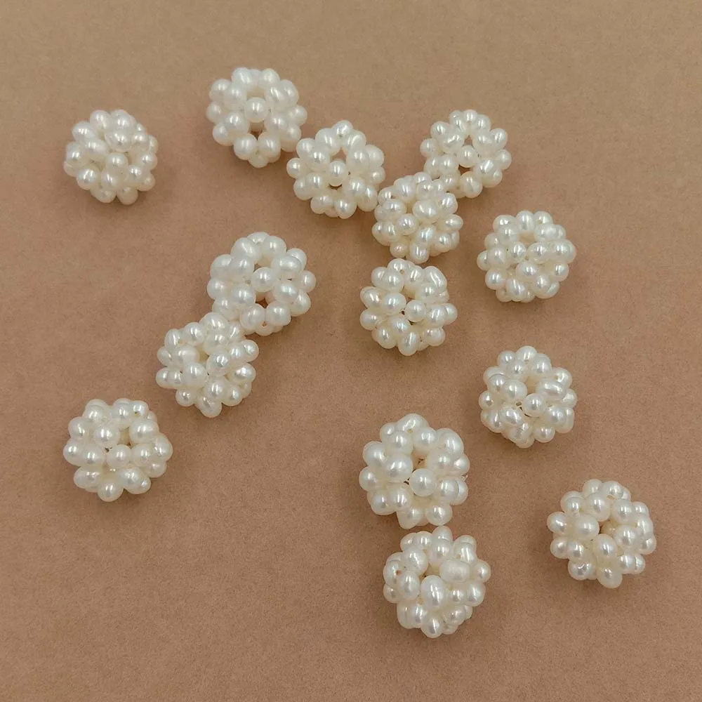 

Жемчужный шар 12-14 мм, 100% натуральный пресноводный свободный жемчуг в ААА высокого качества, в стиле барокко, естественный белый, розовый, фиолетовый