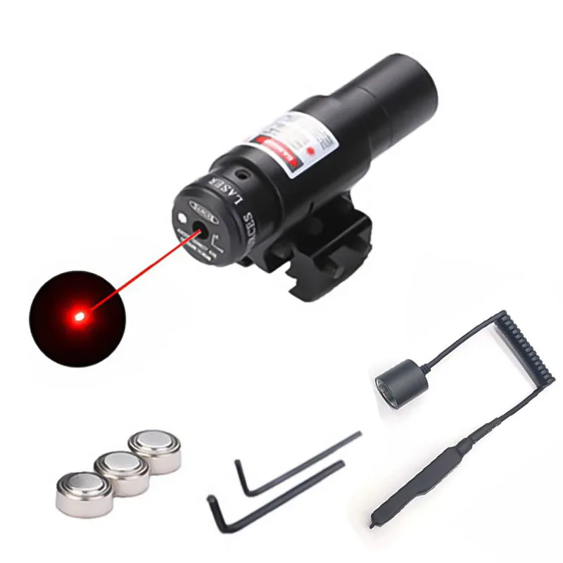 

Red Laser Sight Red Dot Glock Sight With Tail Switch Rifle Parts Laser Red Dot Sight Hunting Air Gun Parts Tail Gun Sight Ar 15