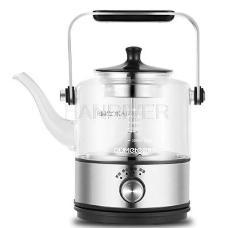 غلاية كهربائية براد شاي إبريق قهوة زجاج البخار إبريق الشاي التلقائي من نوع مجموعة غلاية شاي كهربائية غلاية مياه كهربائية
