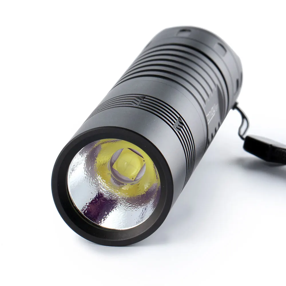 Imagem -02 - Comboio S11 Alta Poderosa Lanterna Led com Xhp70.2 Led Linterna 26650 Flash Luz Tocha Acampamento Pesca Preto Latarka