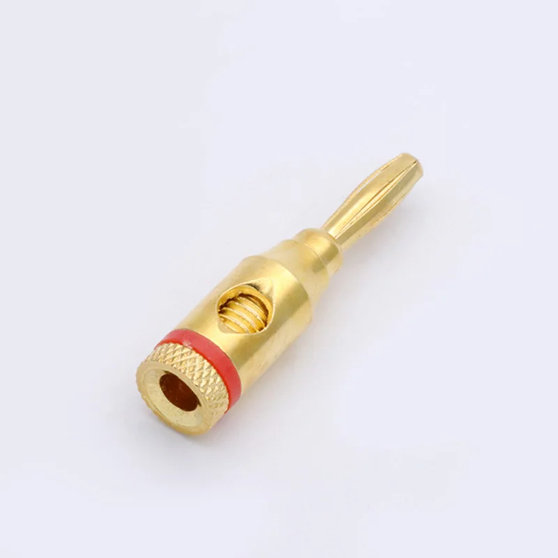 12pcs Banana Plug Connector Corrosion-Resistant Banana Connector for Audio Video Amplifier Speaker Cable Jack