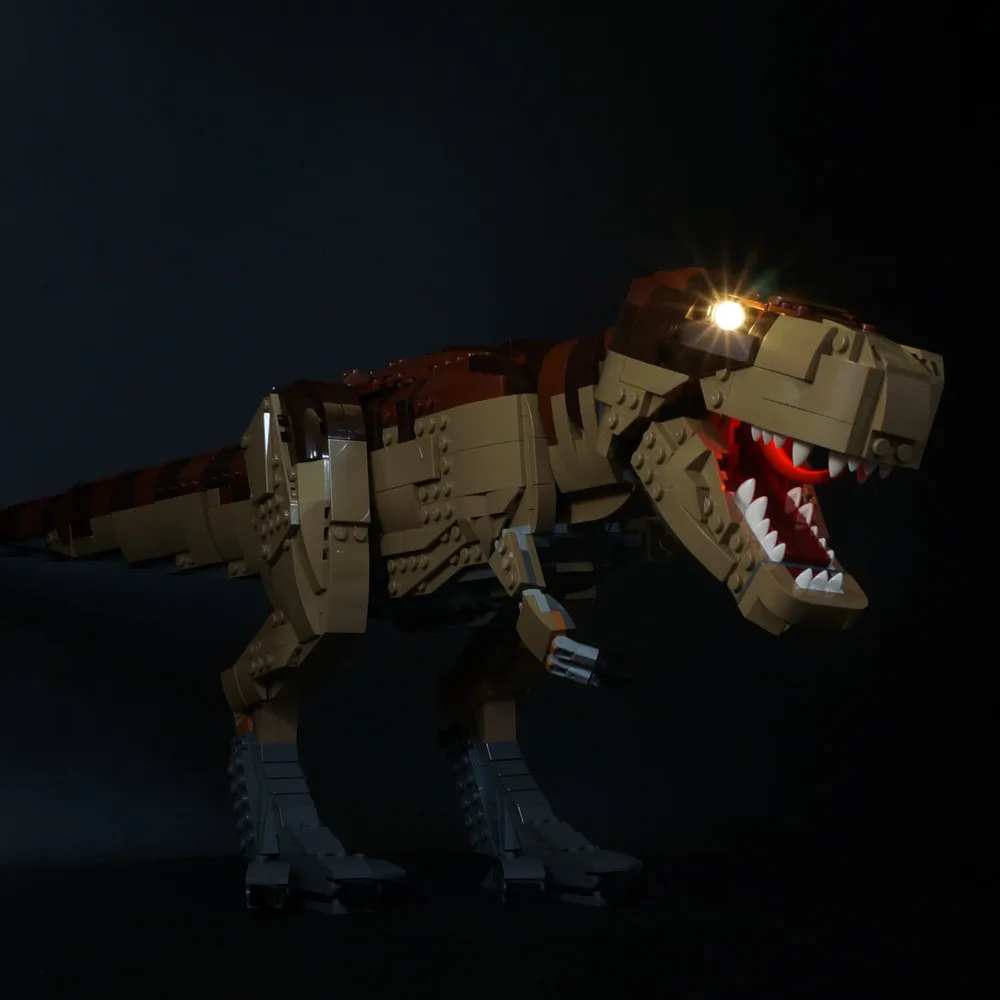 Kyglaring LED Light Kit For 75936 Jurassic World T. rex Rampage (only light included) dinosaur park