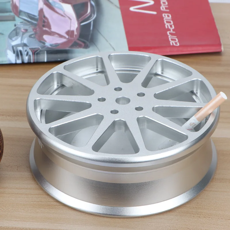 Forging Aluminum alloy ashtray for home decoration, home office supplies, cigar ashtray, Car wheel brake caliper series