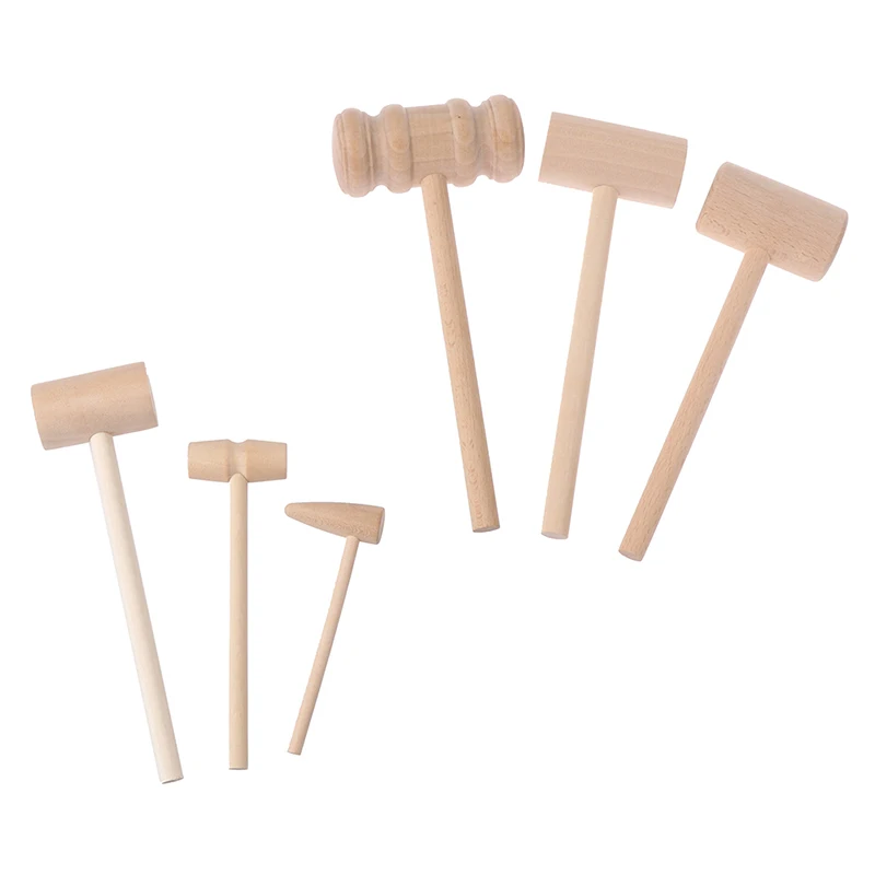 1Pcs Wooden Hammer Mallet Carving Tool Leather Craft Jewelry Making Hammer Tool