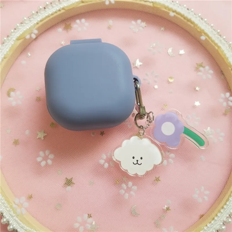 حافظة لهاتف سامسونج جالاكسي بادز لايف/براعمز برو، غطاء حماية لسماعات الرأس اللاسلكية بتقنية البلوتوث