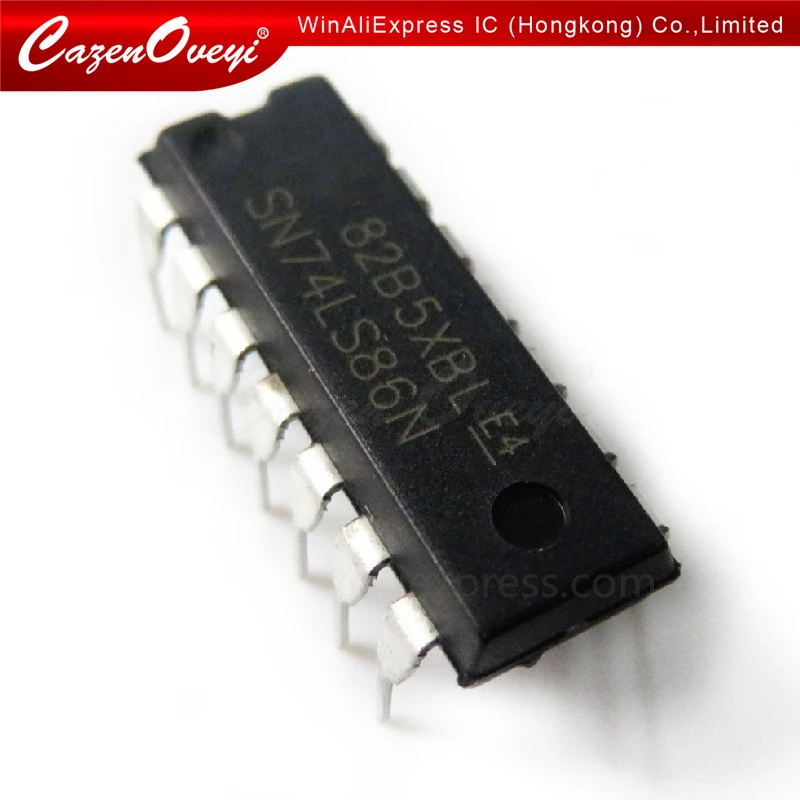 10pcs/lot HD74LS86P DIP14 HD74LS86 DIP SN74LS86N DIP-14 74LS86 SN74LS86AN new and original IC In Stock