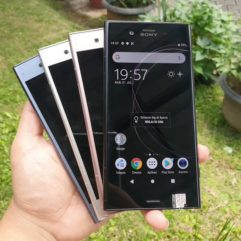 Sony-teléfono móvil Xperia XZ1 G8341 1SIM, desbloqueado, pantalla de 5,2 pulgadas, 4GB de RAM, 64GB de ROM, Octa Core, cámara de 19MP, 4G LTE, Android (sin NFC)