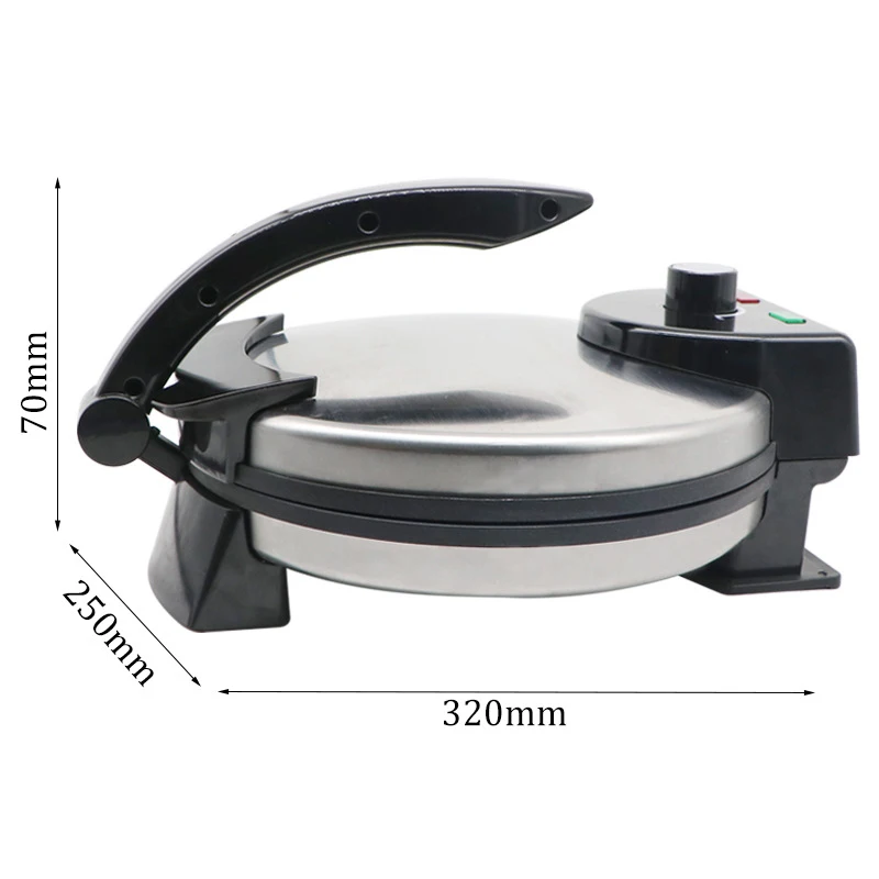 Ten-inch Rotary Pancake Maker with Temperature Control 220V/2000W Household Pizza Pancake Maker Scones Electric Pie File