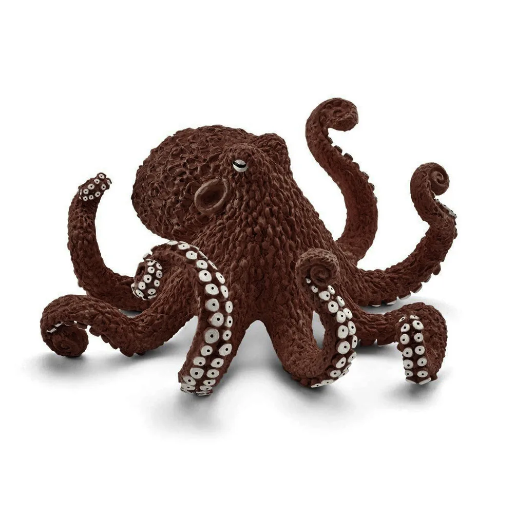 1pcs North America Octopus Action Figure Toys PVC Ocean Sea Lifes Figurine Toy Simulation Wildlife Model 3.7inch Random Color