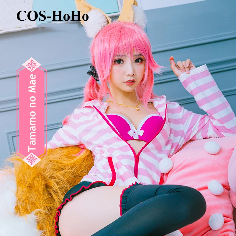 

COS-HoHo Anime Fate/EXTRA CCC Tamamo no Mae Game Suit Sexy Uniform Cosplay Costume Halloween Easter Party Daily Clothing Women