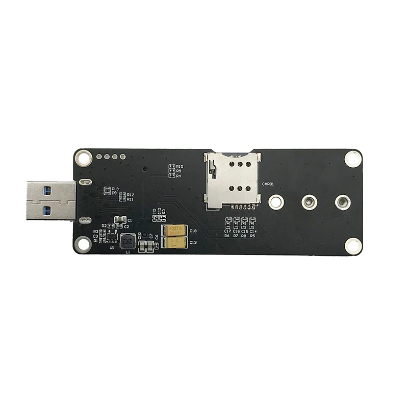 3g 4g 5g m.2 chave b adaptador usb com slot para cartão sim usb3.0 para todos os 3g 4g em7565 5g gm800 c1a m.2 módulo sem fio