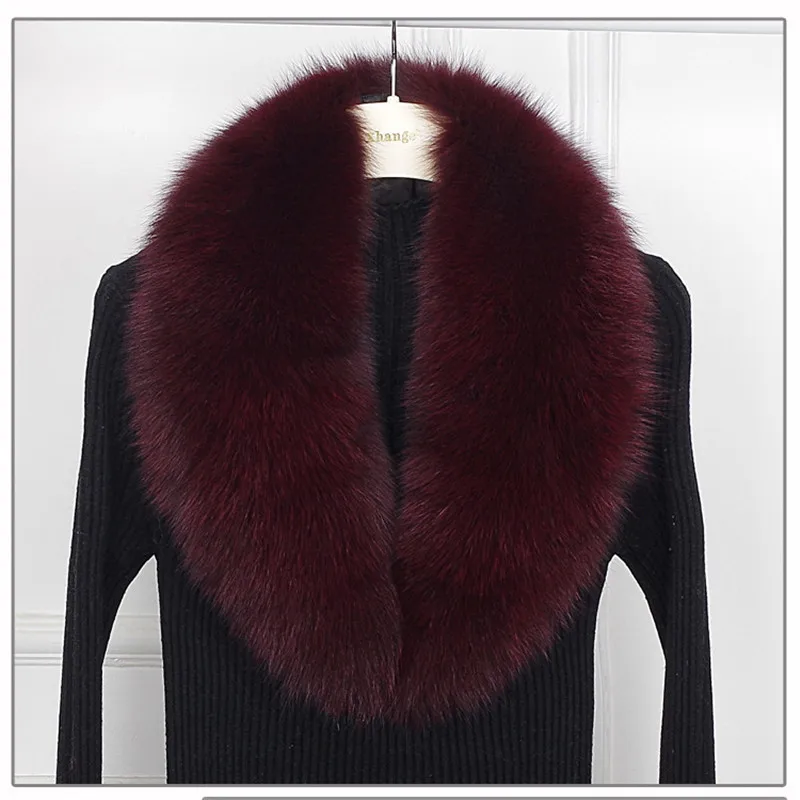 

Real Fox Fur Collar Coat Scarf Women's Shawl New Winter Collection