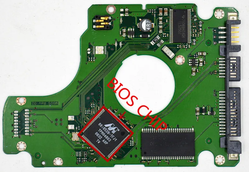 

SA notebook hard disk circuit board BF41-00105A M6OS Rev 02 / HM160JI