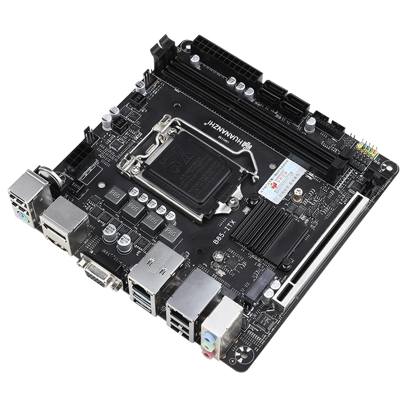 Imagem -03 - Placa-mãe Suporta Intel Lga 1150 i3 i5 i7 e3 Ddr3 1600mhz 16gb M.2 Sata Usb 3.0 Vga dp Compatível com Hdmi Huananzhi-b85-itx