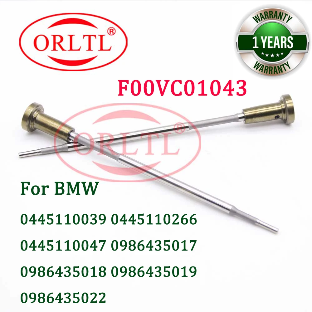 ORLTL F00VC01043 Diesel Injector Valve F 00V C01 043 FOR BMW 0445110039 0 445110266 0445110047 0986435017 0986435018 0986435019