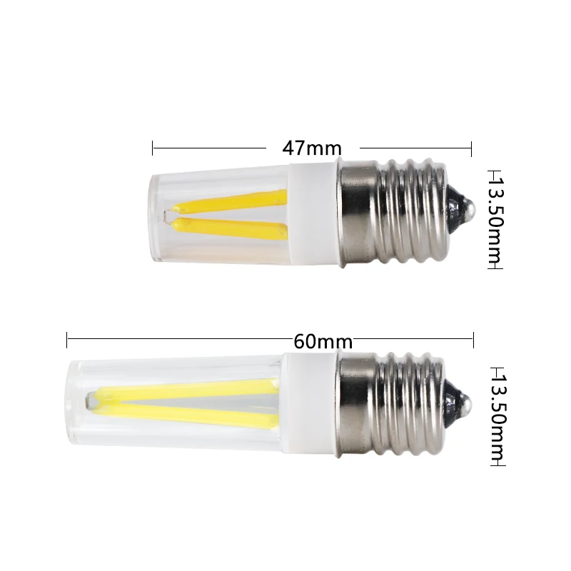 Bombilla Led Filament Bulb E17 2W 3W Light 110v 220v Dimmer COB Energy Saving Lamp Glass Shell High Quality Dimming Lighting