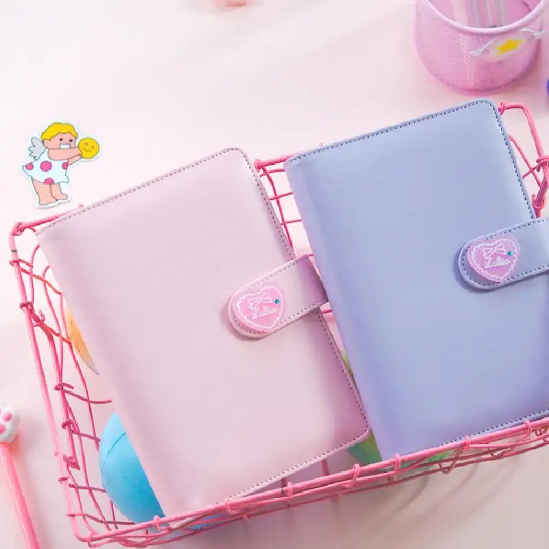 Girl New Diary Cute Cartoon Diy A6 Notebook Diy Girl Heart Account Diary Plan Notebook Korean Loose-leaf Girl Heart Notebook