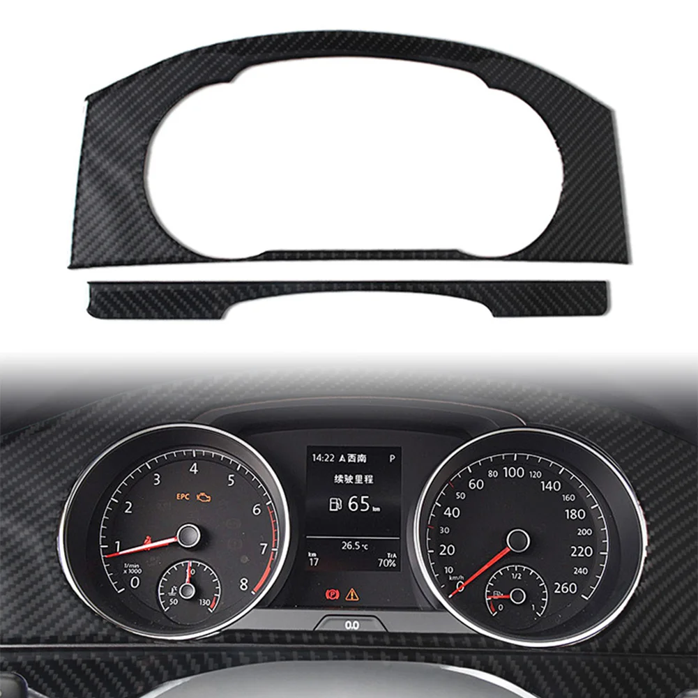 

Car Interior Dashboard Panel Trim Cover For Volkswagen VW Golf 7 GTI MK7 2014-2019 Carbon Fiber ABS Decorate Car Accessories