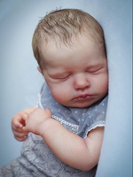 NPK 20Inch Reborn Doll Kit Loulou Limited Edition likfelike soft touch frech color kit