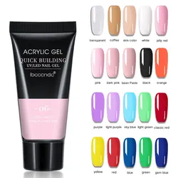 30ml New Poly Nail Gel Quick Nail Extension Polish Pink White Transparent UV/LED Nail Gel 20 Color Optional