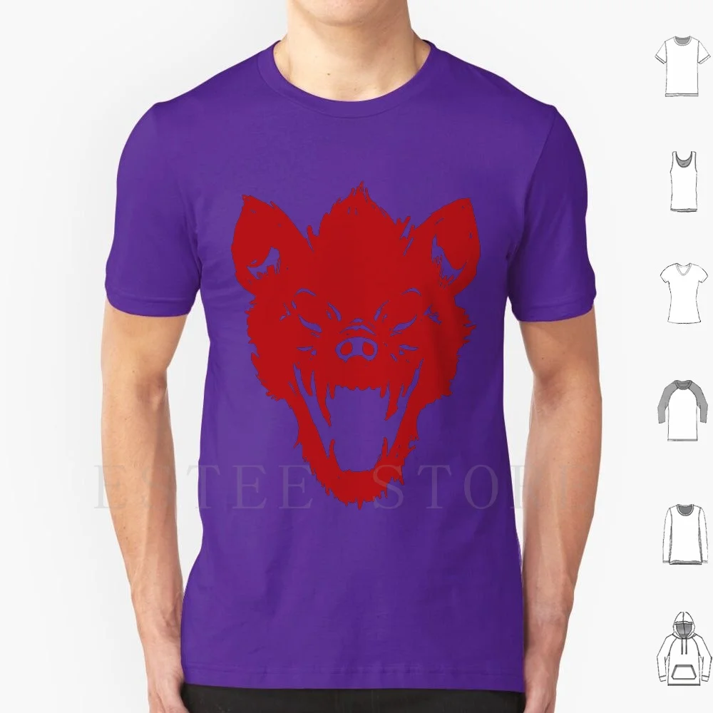 Hyena ( Red ) T Shirt Print Cotton 12 Monkeys 12monkeys Twelve Monkeys Hyena Hyenas Jennifer Goines Syfy Tv Tv Show