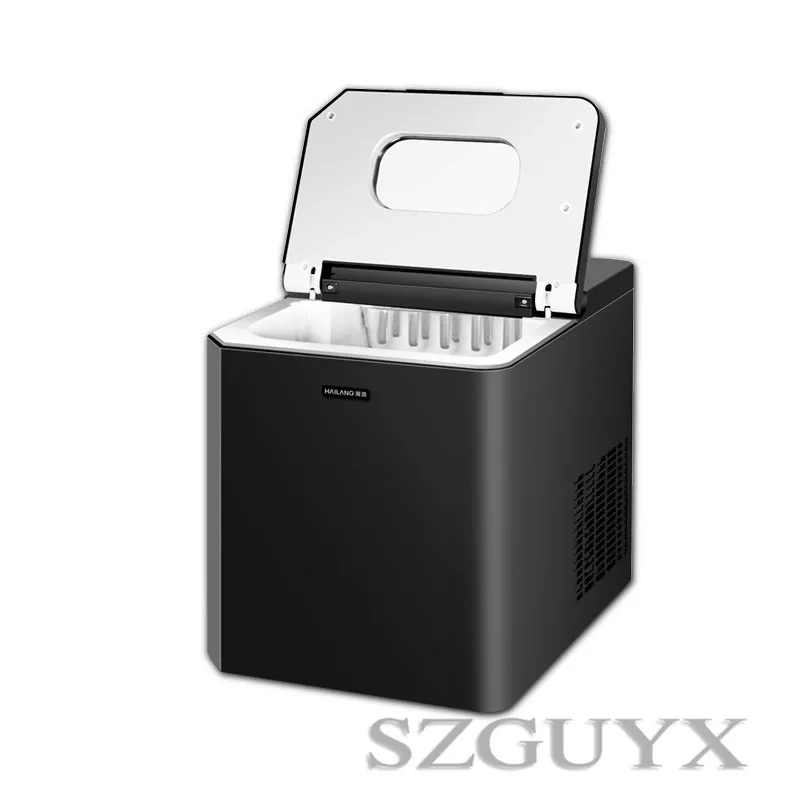Mesin es batu, untuk rumah tangga sepenuhnya otomatis ukuran es batu komersial dapat disesuaikan bar KTV toko teh mesin es