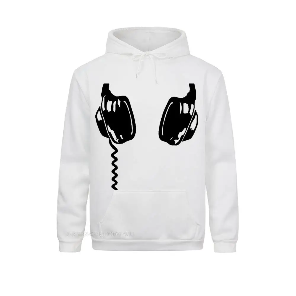 

Headphones Music Hip Hop Dance Funny Dj Techno Rap Top Pullover Hoodie Premium Father's Days Hoodie Top Camiseta Masculina