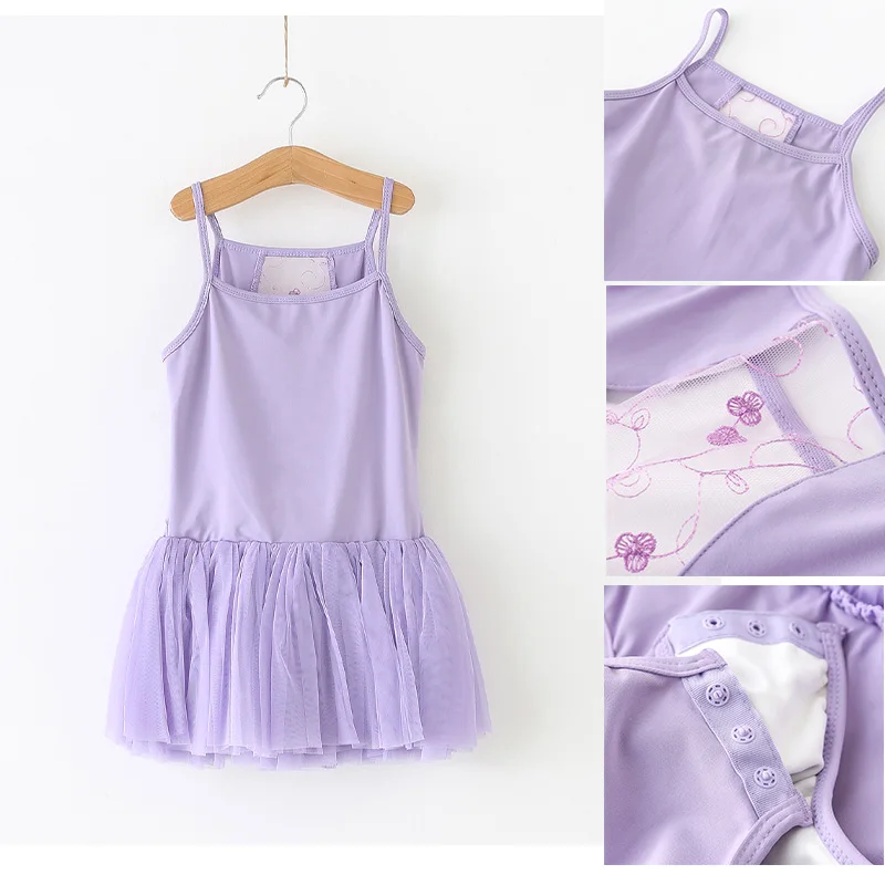 Đầm Ba Lê Cho Bé Gái, Ba Lê Dancewear, Tập Đi Cho Bé Múa Ba Lê Leotard, Nhảy Đầm, Tutu, Áo trẻ Em Dance Váy Với Voan