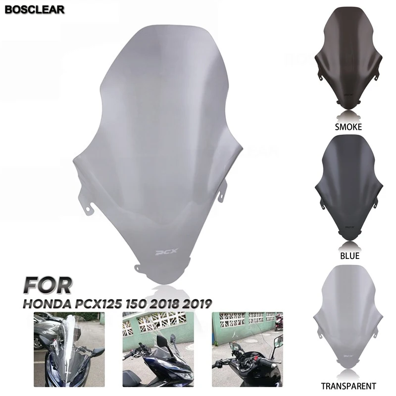 

Modified Motorcycle Scooter PCX Windshield Windscreen ABS Windshield Deflector Board For Honda PCX125 150 2013 14 15 16 17 18 19