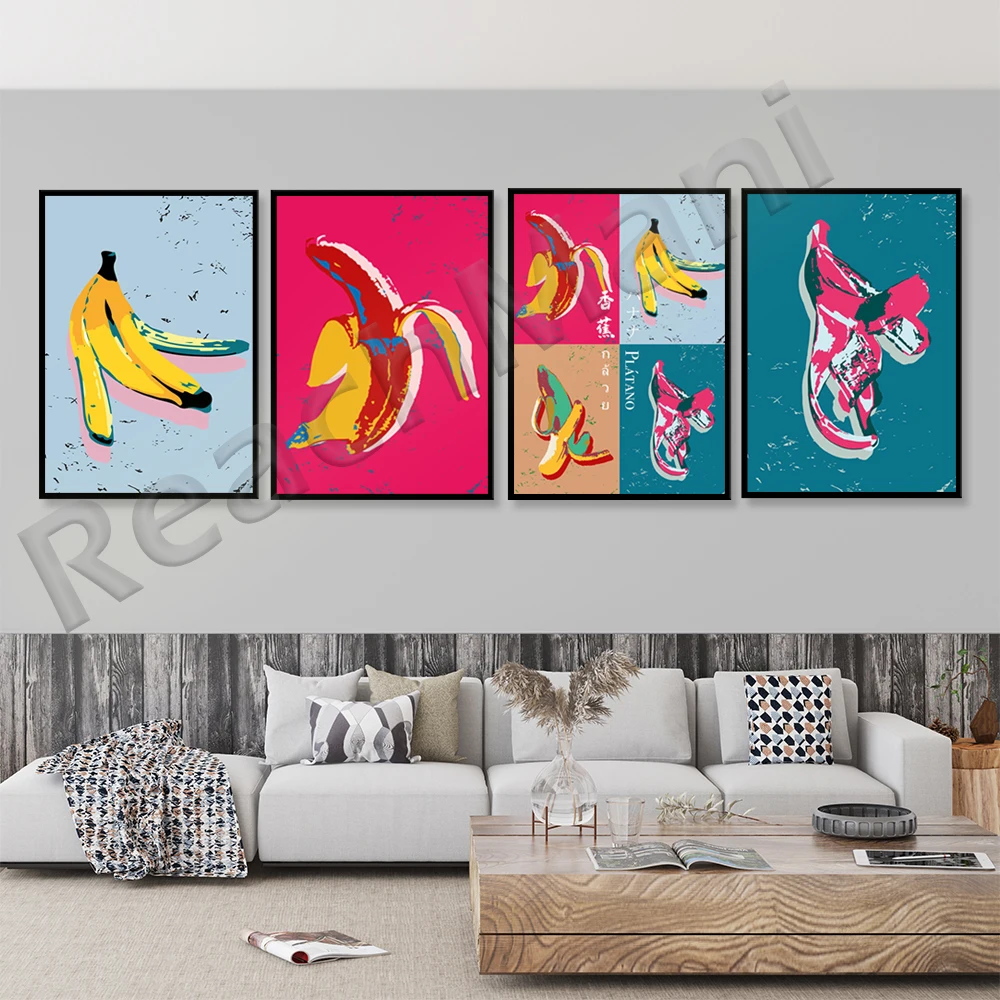 Andy Warhol Banana Exhibition Poster |  Pop Art Poster | DIGITAL DOWNLOAD