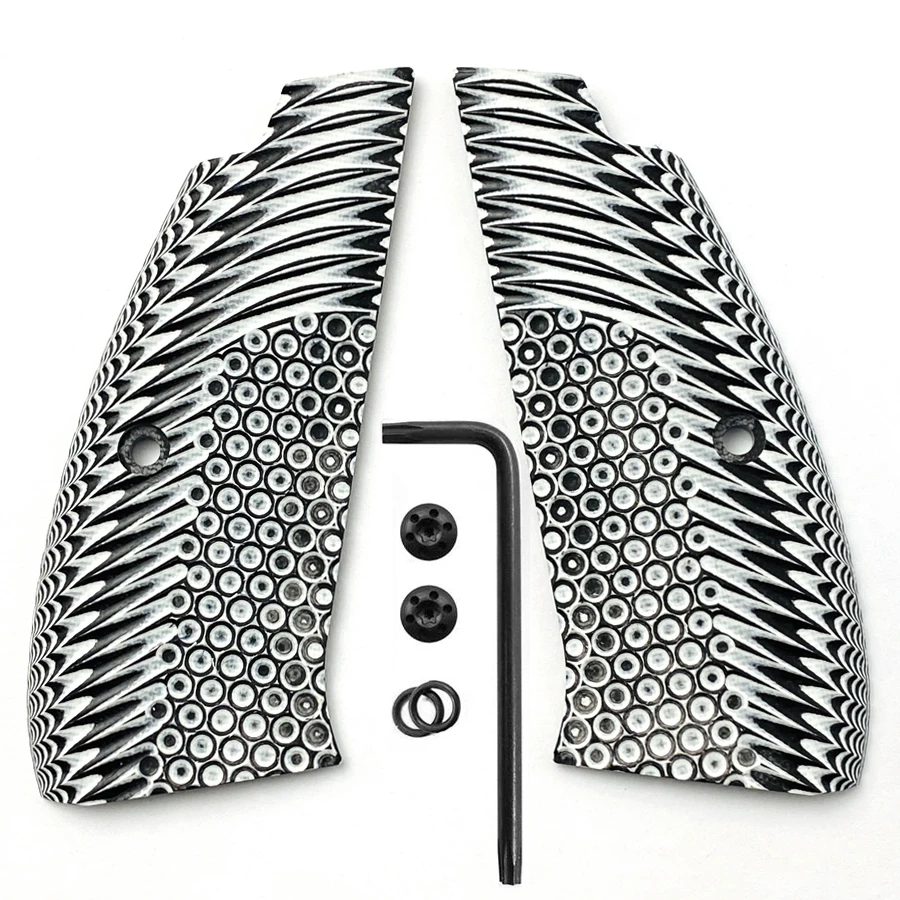 CZ75 Grips G10 Grips for CZ 75 Full Size, SP-01 Series, Shadow 2, 75B BD, Gun Grips Screws Included