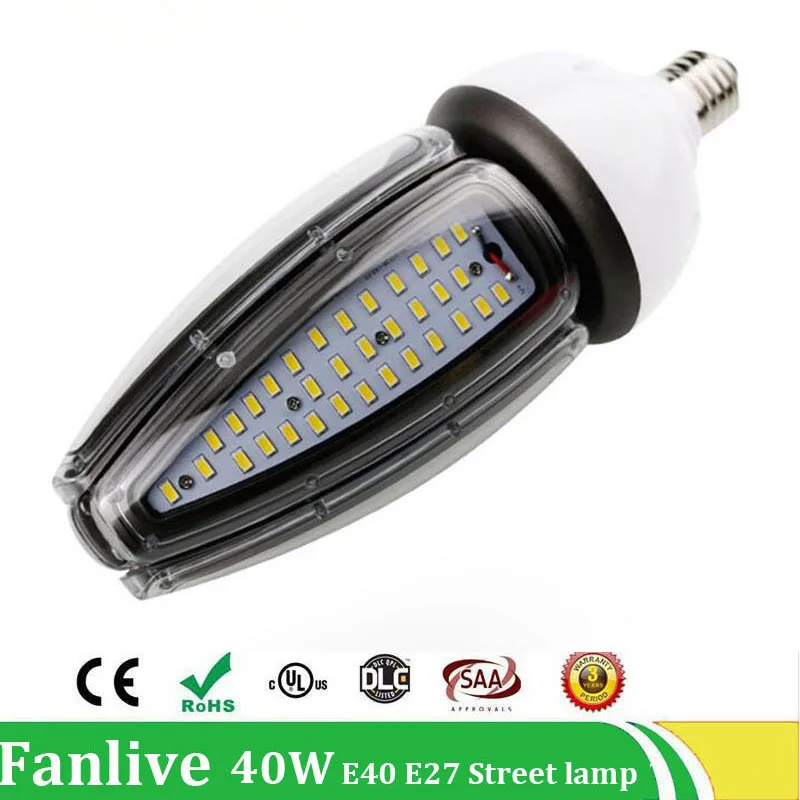 Bombilla LED de mazorca de maíz para exteriores, Lámpara decorativa de aluminio de 30W, 50W, 80W y 100W para Calle y jardín, 5 unids/lote, AC85-265V