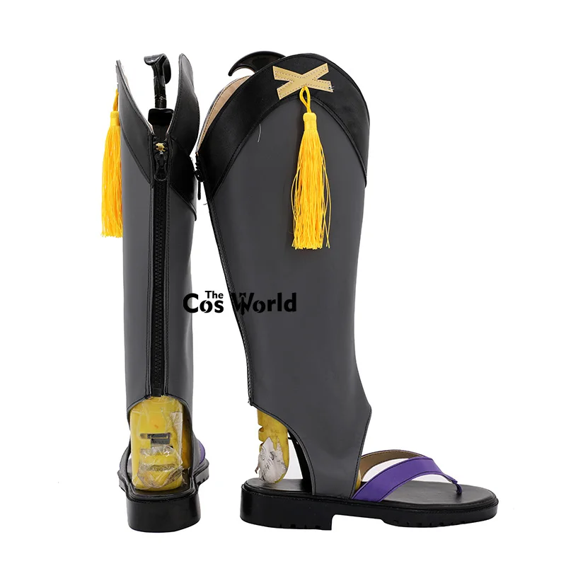Genshin Scaramouche Games Personalizar Cosplay Zapatos Botas
