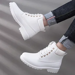 Winter boots women shoes 2019 warm plush sneakers women snow boots women lace-up ankle boots casual shoes woman botas mujer