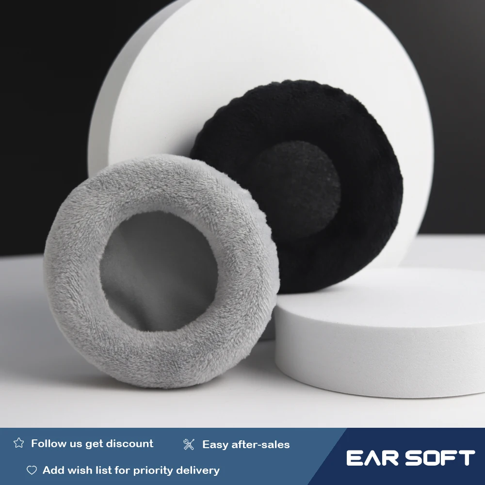 Earsoft Replacement Cushions for Superlux HD660 HD330 HD440 Headphones Cushion Velvet Ear Pads Headset Cover Earmuff Sleeve