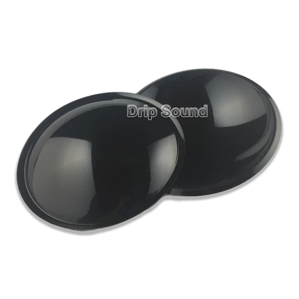 2pcs 33mm/35mm/38mm/40mm/45mm/50mm/54mm/65mm/80mm Speaker Dust Cap Woofer Loudspeaker Plastic Dome Cone Cover Bass Repair Parts