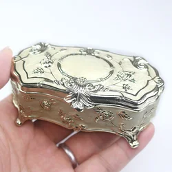 ROSIKING Emboss Alloy Metal Music Box Mini Wind Up You Are My Sunshine for Frends Girl and Children Birthday Gift