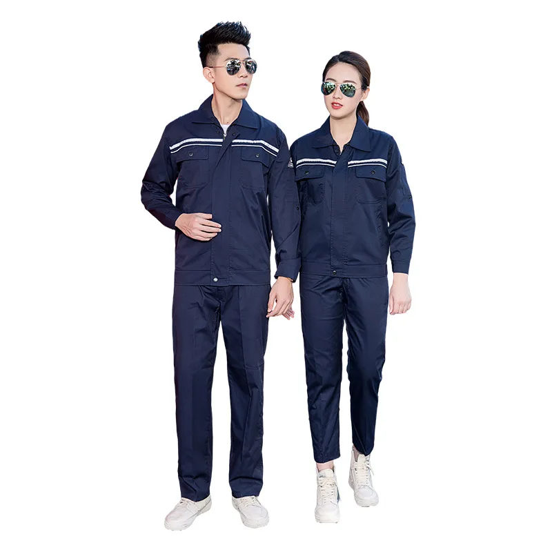 Anti-static Work Clothes Suits Men Women Work Coverall Uniform Jacket Reflective Auto Repair Printing Electric Workshop Coverall