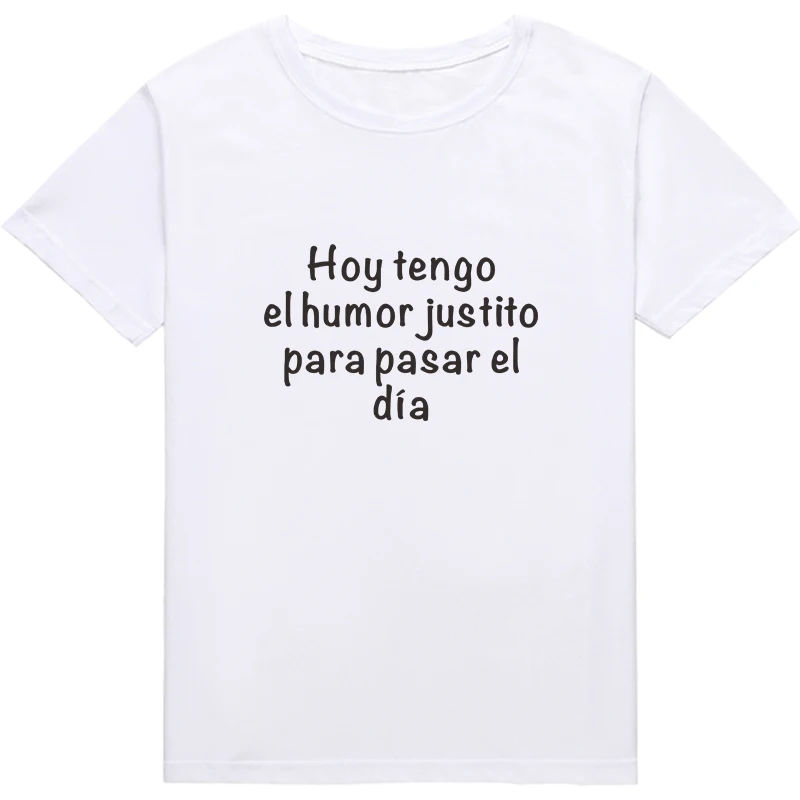 Fashion Spanish Style camiseta mujer Feminina Letter Print T-shirts Women short sleev clothes Casual shirt clothes