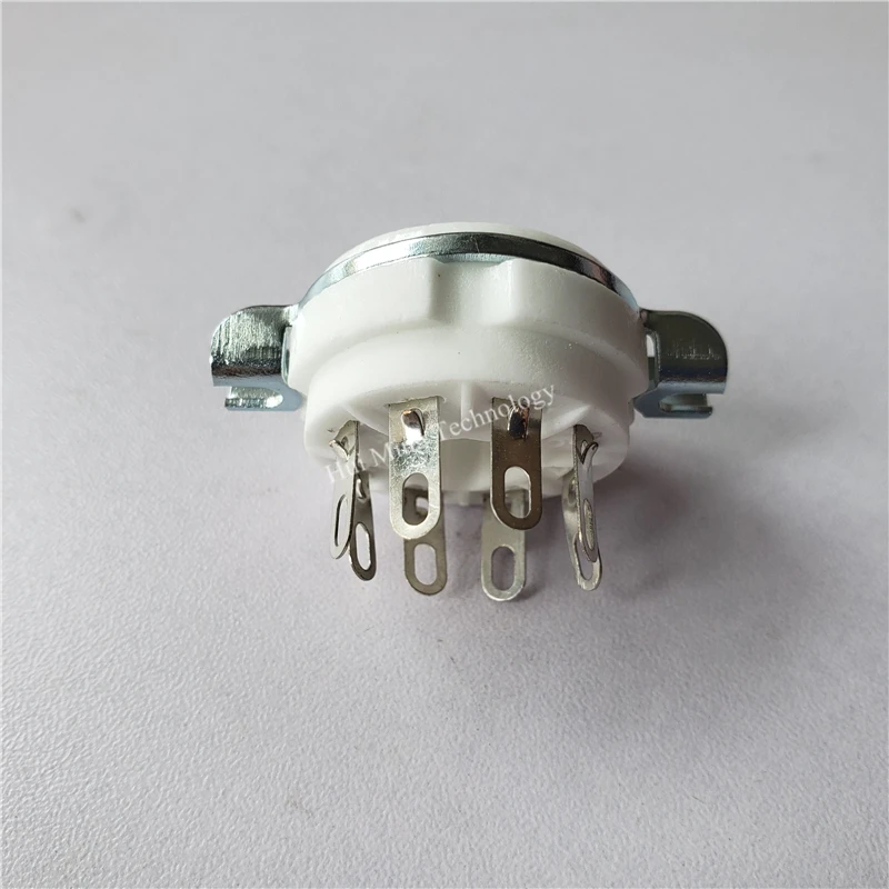 Ceramic Tube Socket Seat GZC8-Y-1 GZC8-Y-1-G 8 Pin Seat Tube Socket For Z3P EL34 KT66 KT88 6V6 6n8p 6n9p 5Z3P 5Z2P 6j8p