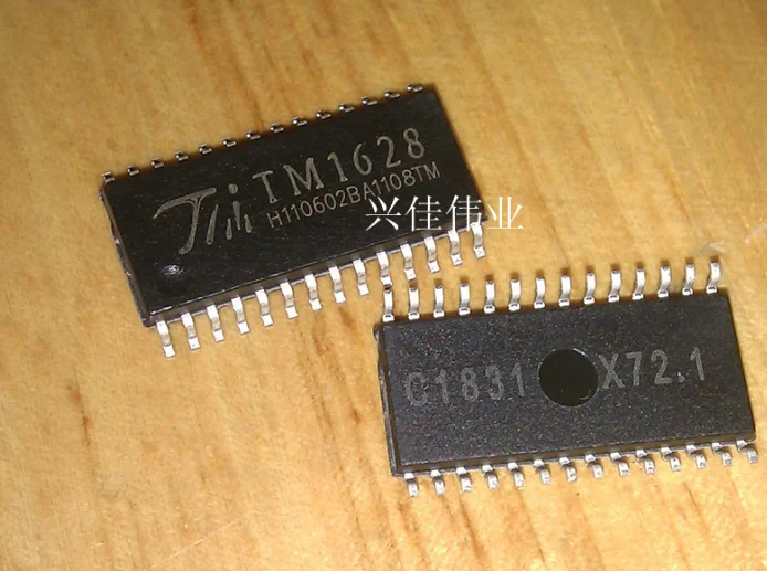 Mxy TM1628 LED driver IC 1628  SOP-28 SMD LED digital display driver IC original - A2125  1PCS/LOT