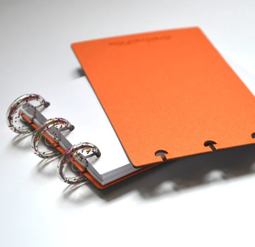 Imagen 2 del producto 100 Uds. Discos de encuadernación de 23mm disco de encuadernación transparente discos redondos de plástico accesorios de encuadernación agujero de seta anillo de encuadernación para cuaderno