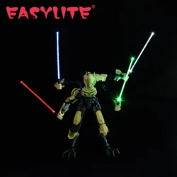 EASYLITE LED Lighting Up Kit For Length 12 Cm Lightsaber Characters General Grievous White Storm No Blocks