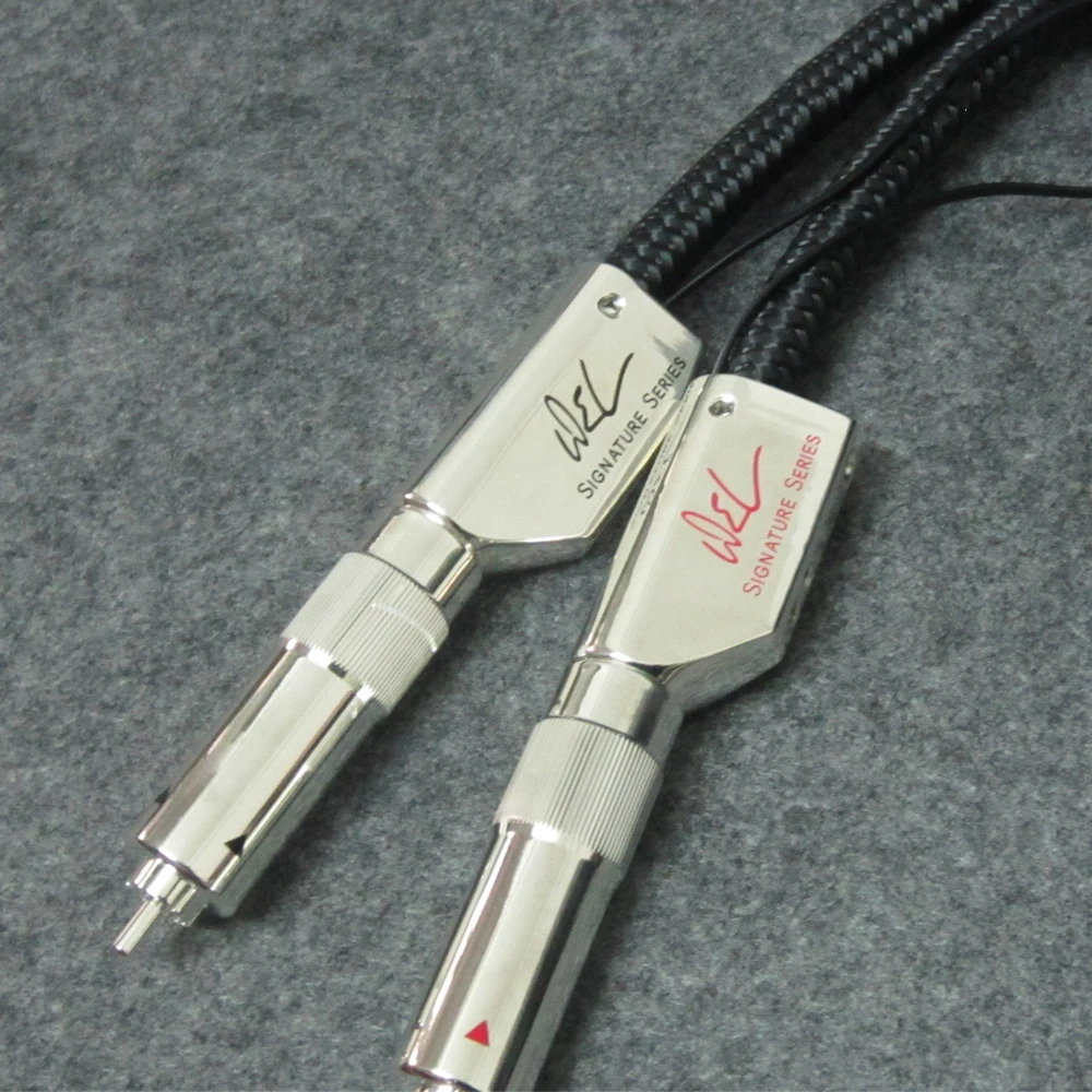 WEL SIGNATURE RCA Cable PSS Silver HiFi Audio Line with 72V DBS