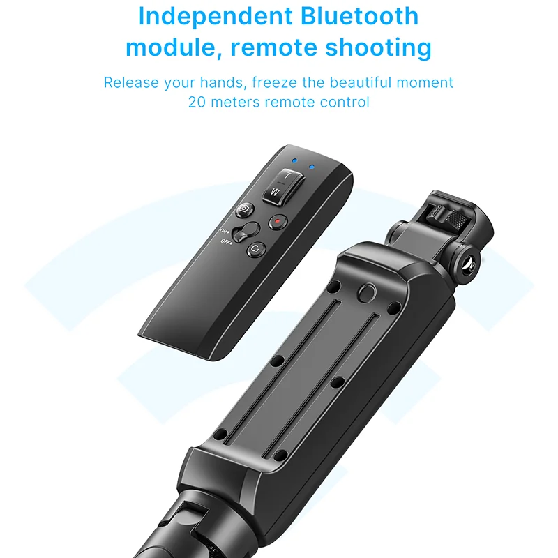 Ulanzi MT-40 Bluetooth Selfie Stok Verlengen 1/4 ''Statief Monopod Voor Sony Canon Dslr Camera Smartphone Draadloze Afstandsbediening
