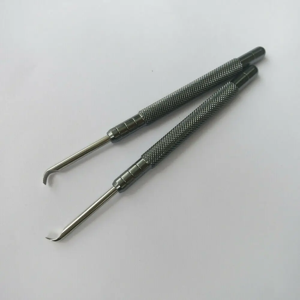 2 pezzi di strumenti di riparazione per orologiaio in metallo strumenti per la rimozione delle mani dell'orologio leve per strumenti delicati con lama piatta 3.5mm di larghezza della lama accessori per orologi