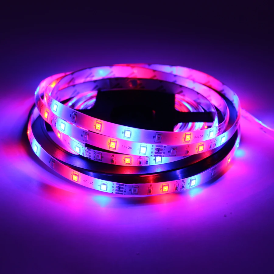 led strip 12V 2835 RGB Led ribbon LED Lights NO Waterproof 5M 12 volts 60LEDS strip warm white Tape Flexible Diode TV Backlight