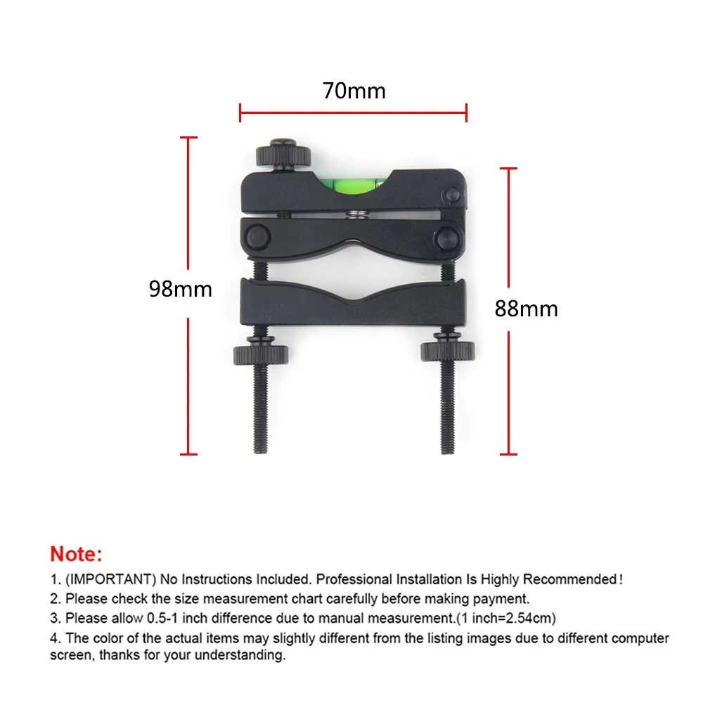 Engineering Professional Reticle Leveling System with Heavy-Duty Construction, Universal Design and Storage Case