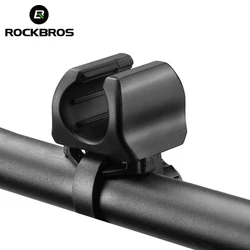 ROCKBROS Bicycle Light Holder Mount Bike Flashlight Bracket MTB Road Bike Rotating Quick Release Cycling Lamp Holder Accessories